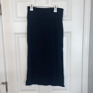 Athleta Black Midi Skirt